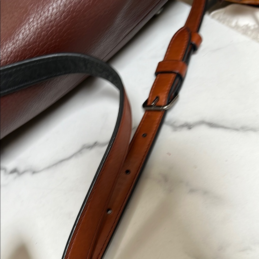Coach Brown and Tan Satchel with Elegant Design - Picture 11 of 16